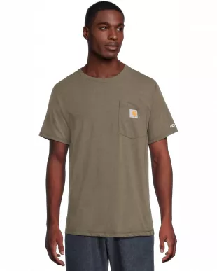 Force Relaxed Fit Midweight Short Sleeve Pocket T Shirt