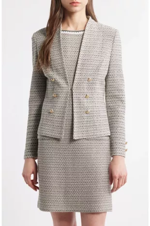 x Tanya Foster Tailored Fit Tweed Jacket