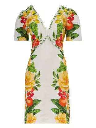 Picnic Flowers Maxi Dress
