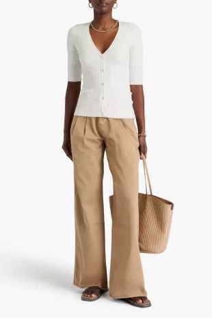 Calliope Ribbed-knit Top