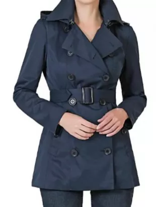 Coldwater 2026 Indira Varma Short Trench Coat