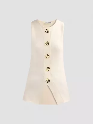 Happer Button-Up Sweater Vest
