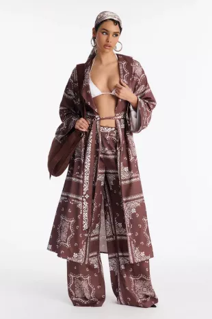 Breanna Bandana Print Pant Set