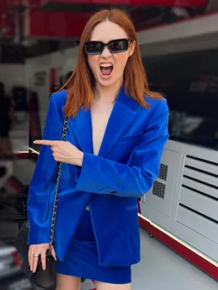 Grand Prix Monaco 2026 Karen Gillan Blazer
