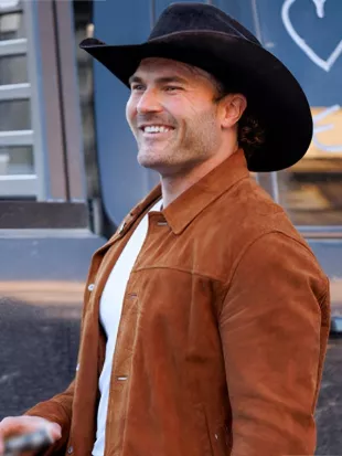 The McBee Dynasty S3 Steven McBee Brown Trucker Jacket