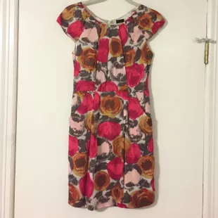 BCBG Maxazria Floral Silk Dress