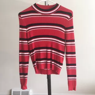 Striped Ribbed Sweater
