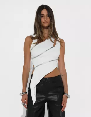 Addison Top in White