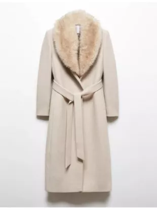 All The Queens Men S05 Ms Tandy Faux Fur Collar Coat