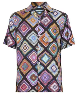 Zatima Guyviaud Joseph Multicolor Crochet Shirt