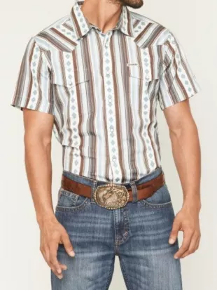 The McBee Dynasty S03 Jesse McBee Striped Western Shirt