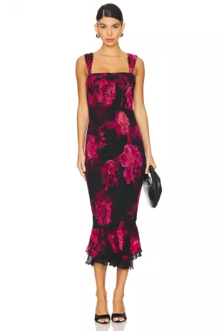 Smocked Midi Dress