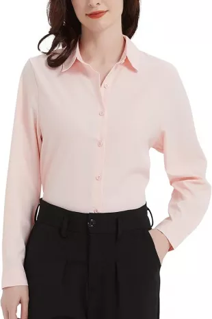 Button Down Shirt Casual Long Sleeve