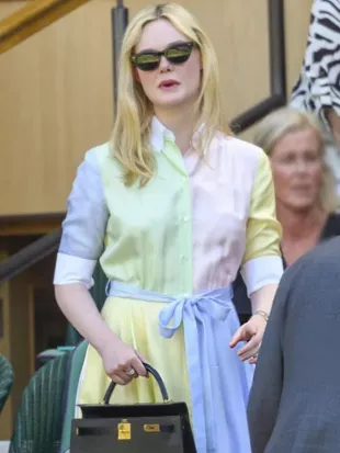 Elle Fanning Wimbledon 2026 Dress