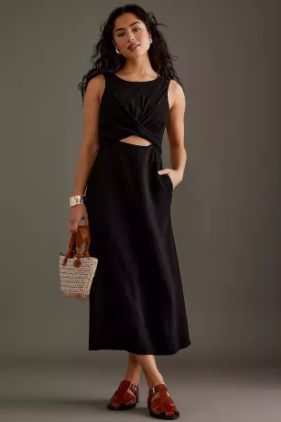 Lara Cut-Out Midi Dress