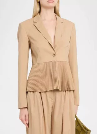 Greta Pleated Blazer