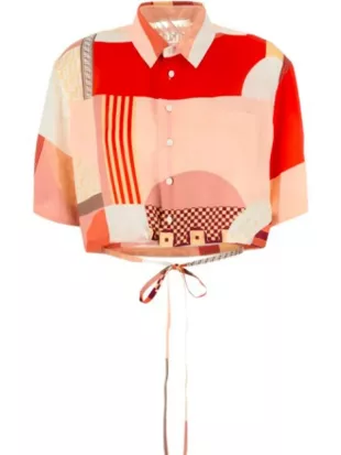 The Five-Star Weekend Regina Hall Cropped Shirt