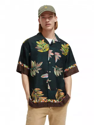 Placed Printed Tincel Shirt