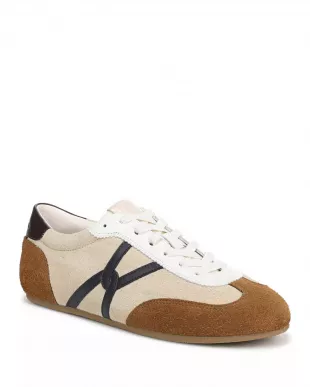 Riviera Sneakers in Sand Hazelwood Suede
