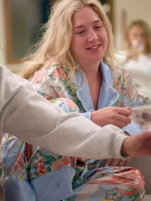 Million Dollar Nannies S01 Leah Barrs Silk Pajamas