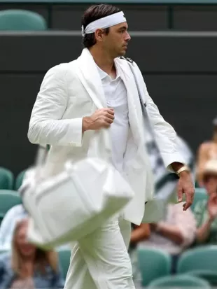 Wimbledon 2026 Taylor Fritz White Blazer