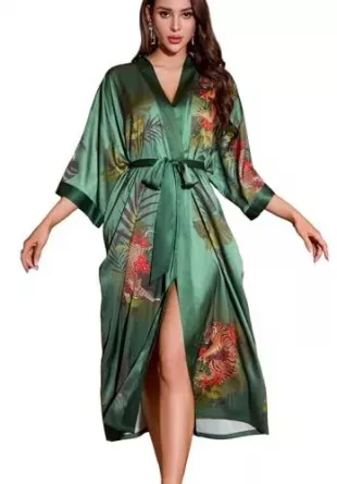 Satin Long Robe