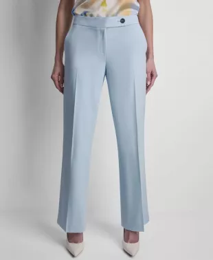 Straight-Leg Flared Pants