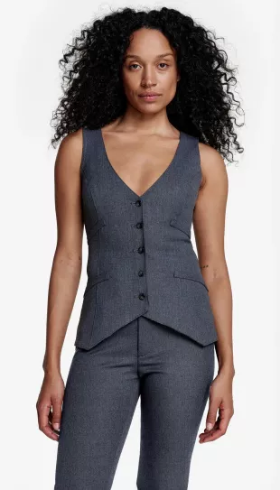 Waistcoat in Charcoal Grey