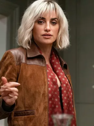 The Invite 2026 Penélope Cruz Brown Jacket