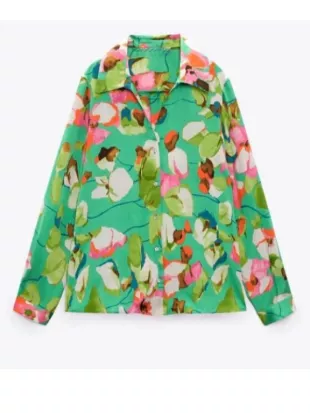 Sheryl Lee Ralph Abbott Elementary S02 Floral Printed Blouse