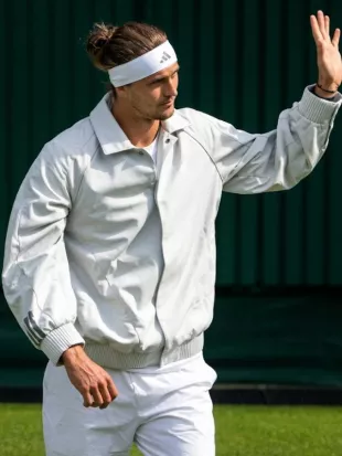 Wimbledon Final 2026 Alexander Zverev White Jacket
