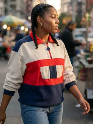 Power Book III: Raising Kanan S5 Hailey Kilgore Colorblock Sweater