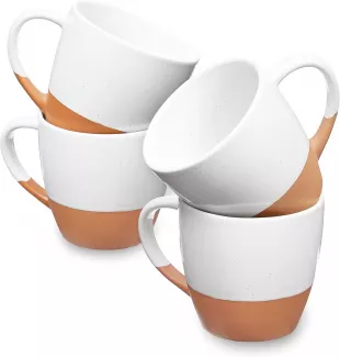 Large Stoneware 16oz Coffee Mugs