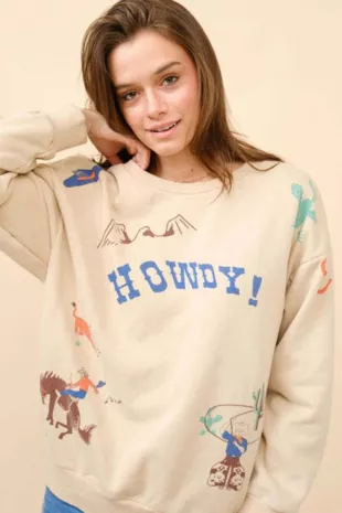 Howdy Sweater