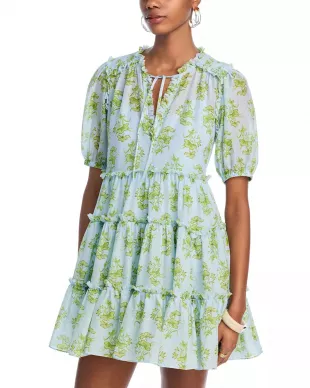 Papyrus Floral Madara Dress