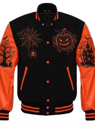 Horror Halloween Letterman Varsity Jacket