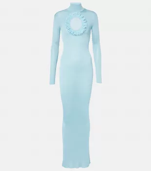 Kane Cutout Knitted Maxi Dress