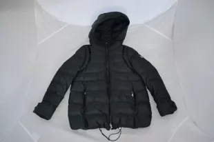 Piuma Down Quilted Zip Through Hooded Jacket