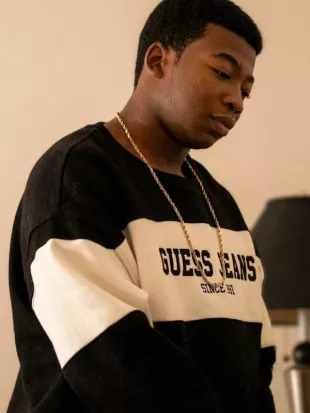 Mekai Curtis Power Book III Raising Kanan S05 Striped Sweatshirt