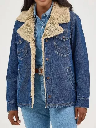 Dutton Ranch Oreana Denim Shearling Jacket