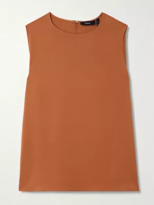 Silk-satin Top