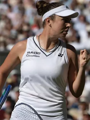 Linda Noskova Wimbledon 2026 White Top
