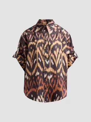 Aster Ikat Relaxed Shirt