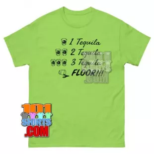 One Two Three Tequila Floor T-Shirt Raymond Holt Brooklyn Nine-nine TV Show