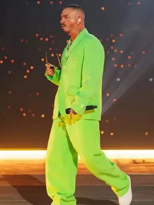Final Show Paris 2026 J Balvin Green Suit