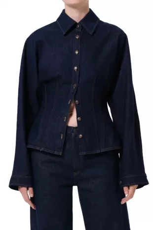 Devon Denim Button-Up Shirt