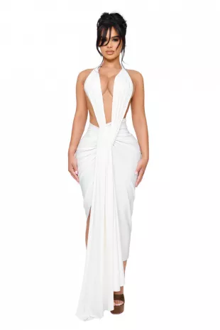 Dionè Halter Midi Dress