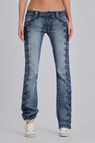 Military Bootcut Jeans