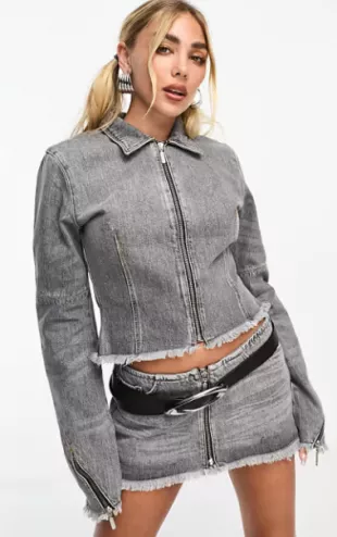 Ontario Denim Mini Skirt