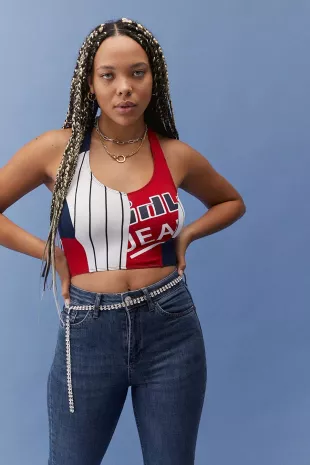Cut & Sew Jersey Halter Top